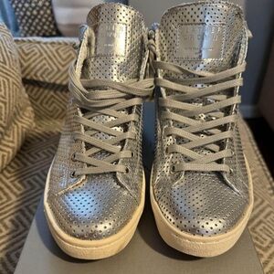 Leather Crown Sneakers